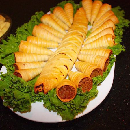cornet de poulet ou boeuf